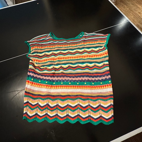 Multicolored‎ Knit Top/Coverup-Size Med - Picture 2 of 7